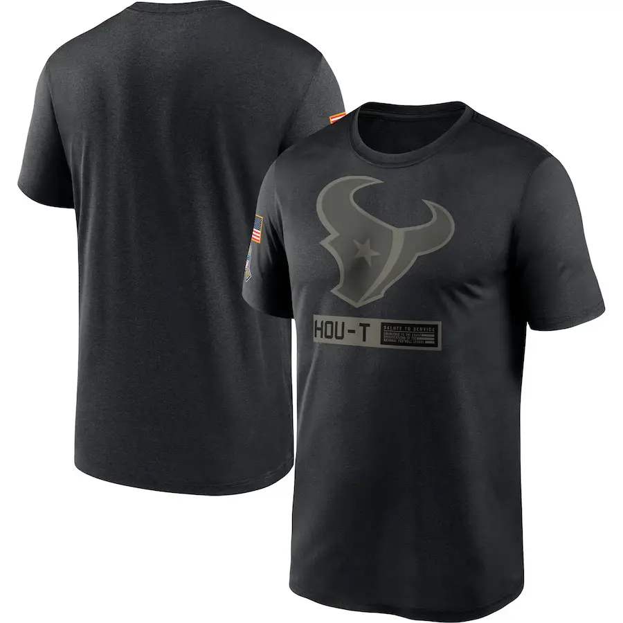 Men NFL Rugby T-Shirt Black Quick Dry - Image 25