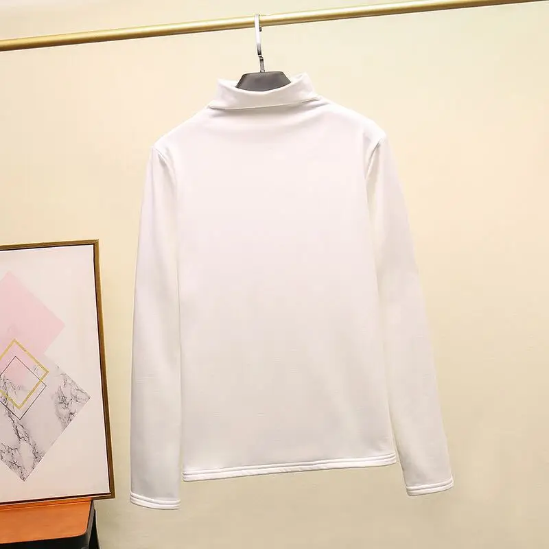 Black Long-Sleeve Slim Fit Turtleneck Shirt - Image 8