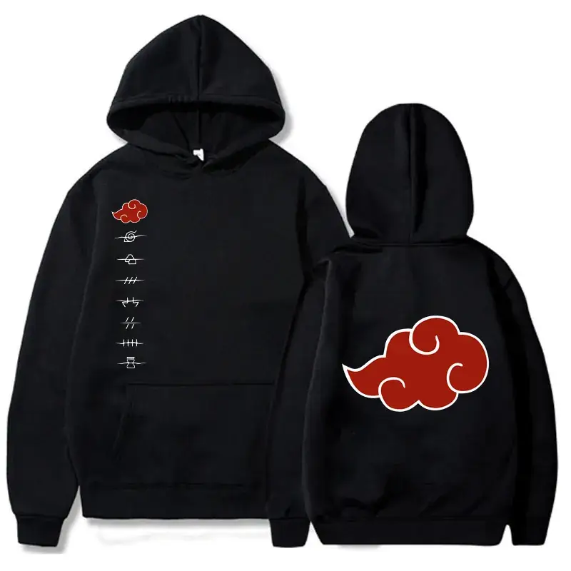 Naruto Crosshair Logo Black Hoodie for Men Women - Image 11