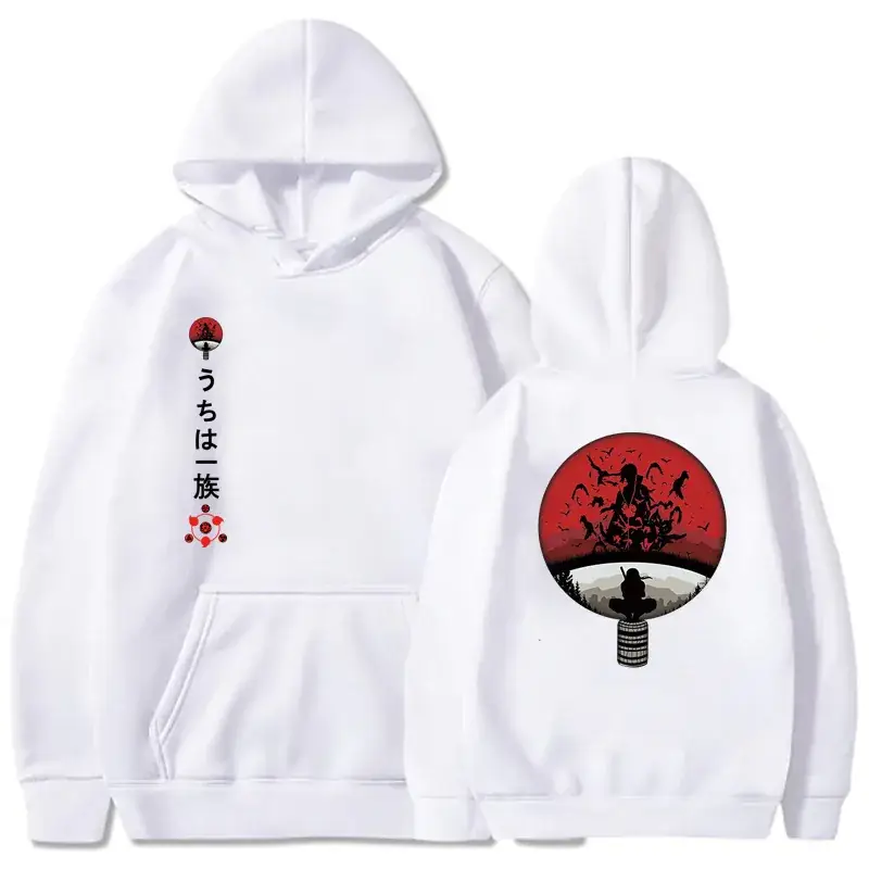 Naruto Crosshair Logo Black Hoodie for Men Women - Image 13