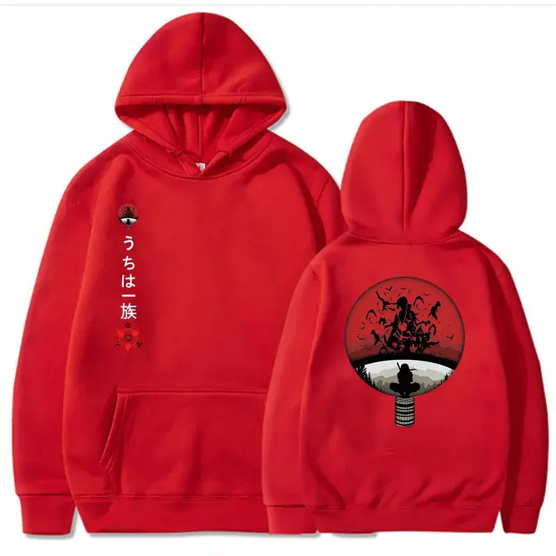 Naruto Crosshair Logo Black Hoodie for Men Women - Image 15