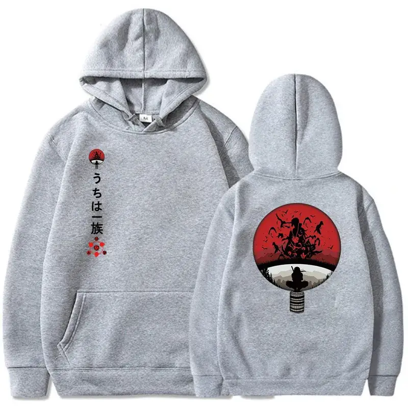Naruto Crosshair Logo Black Hoodie for Men Women - Image 16
