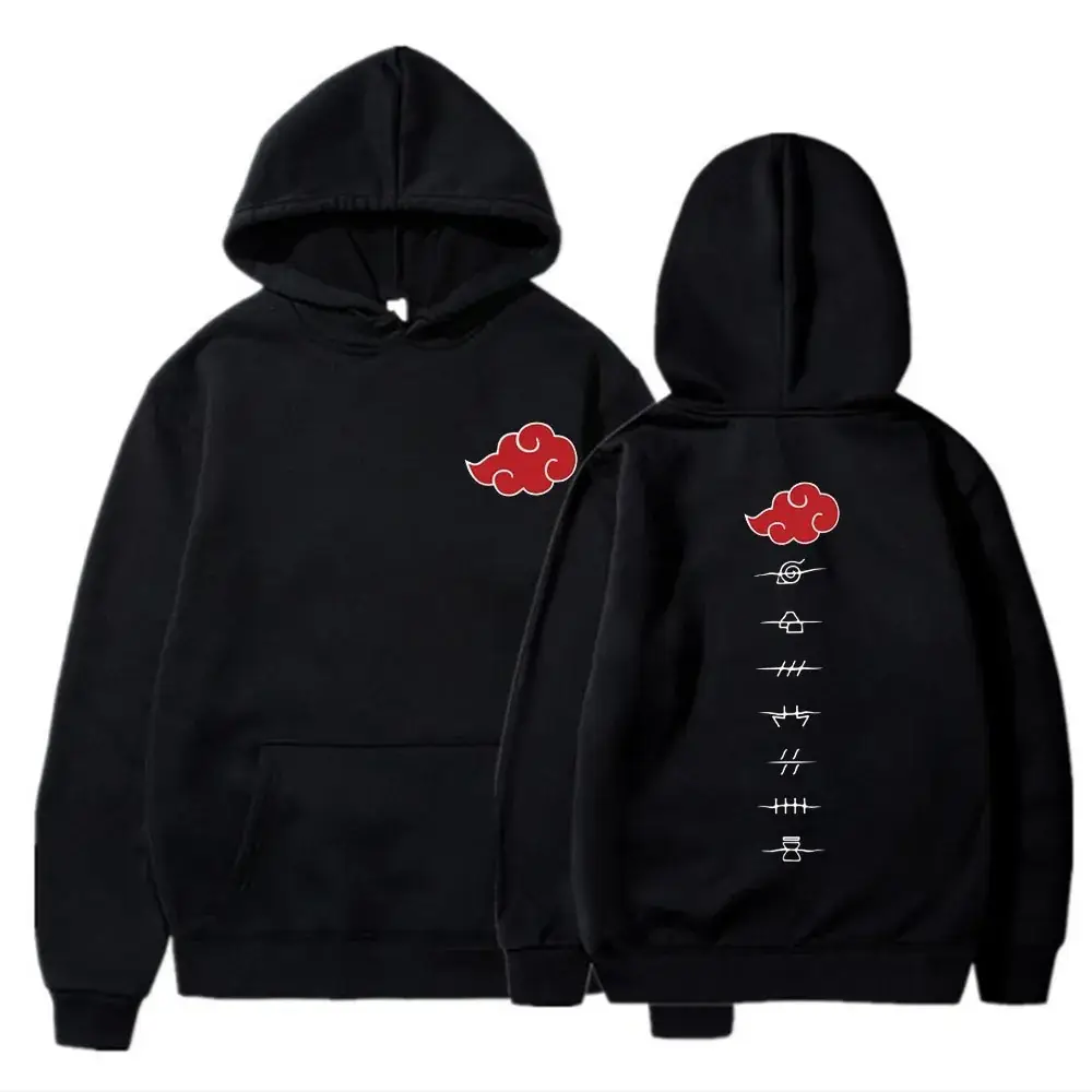 Naruto Crosshair Logo Black Hoodie for Men Women - Image 19