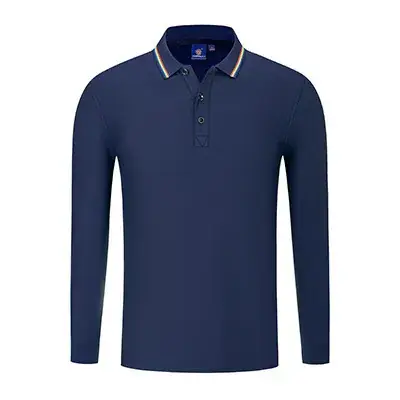 Men's White Polo Shirt with Logo Embroidery - Image 6