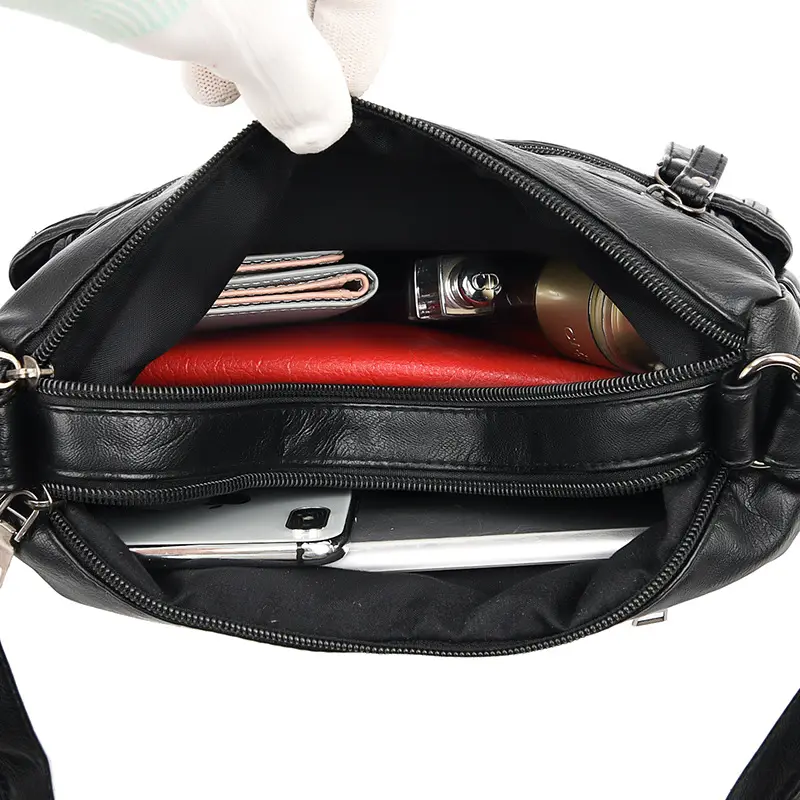 Women's Red Washable Satchel Shoulder Bag 2024 - Image 14