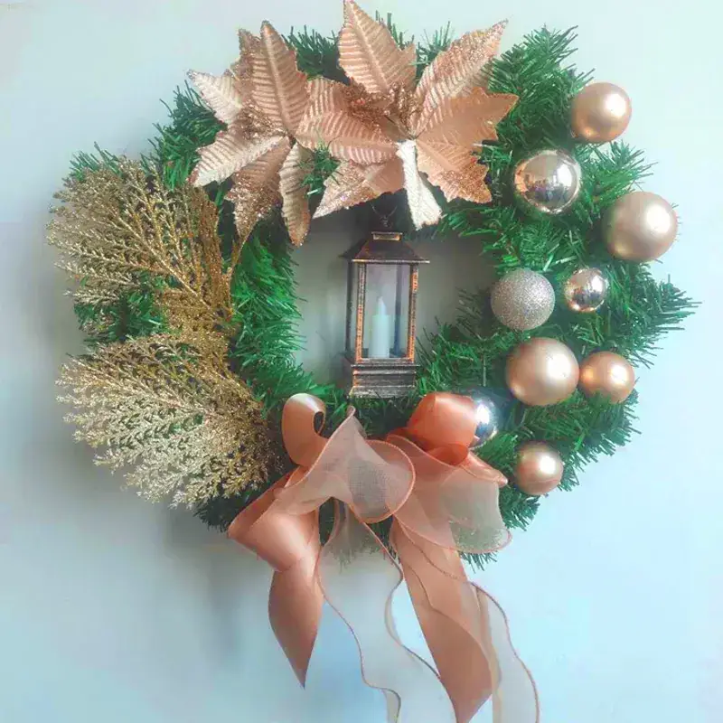 Hong Kong Love Christmas Decorations Wreath Ornaments for Home - Image 6