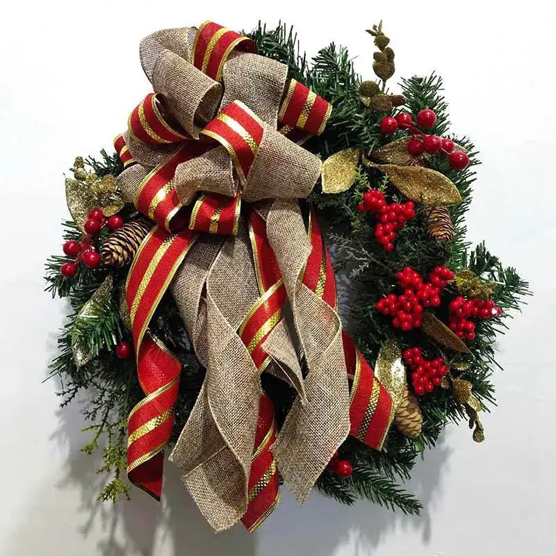 Hong Kong Love Christmas Decorations Wreath Ornaments for Home - Image 7