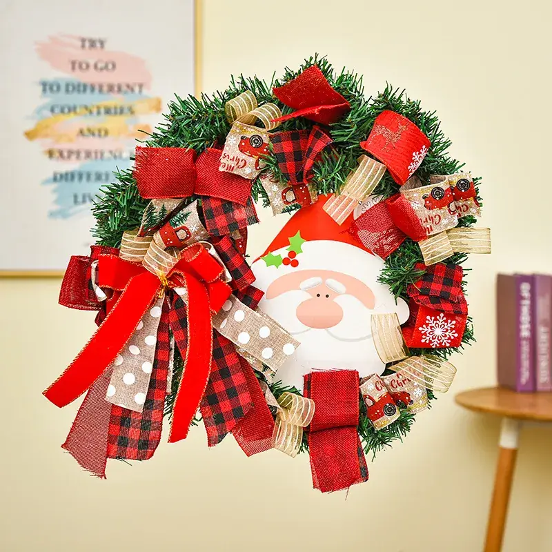 Hong Kong Love Christmas Decorations Wreath Ornaments for Home - Image 5