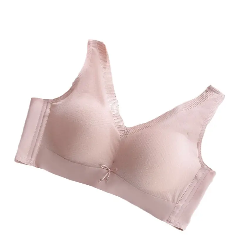 Hanerli 9803 wireless underwear Q elastic skin-friendly cloud-sensitive cotton medium thick non-magnetic non-iron seamless bra