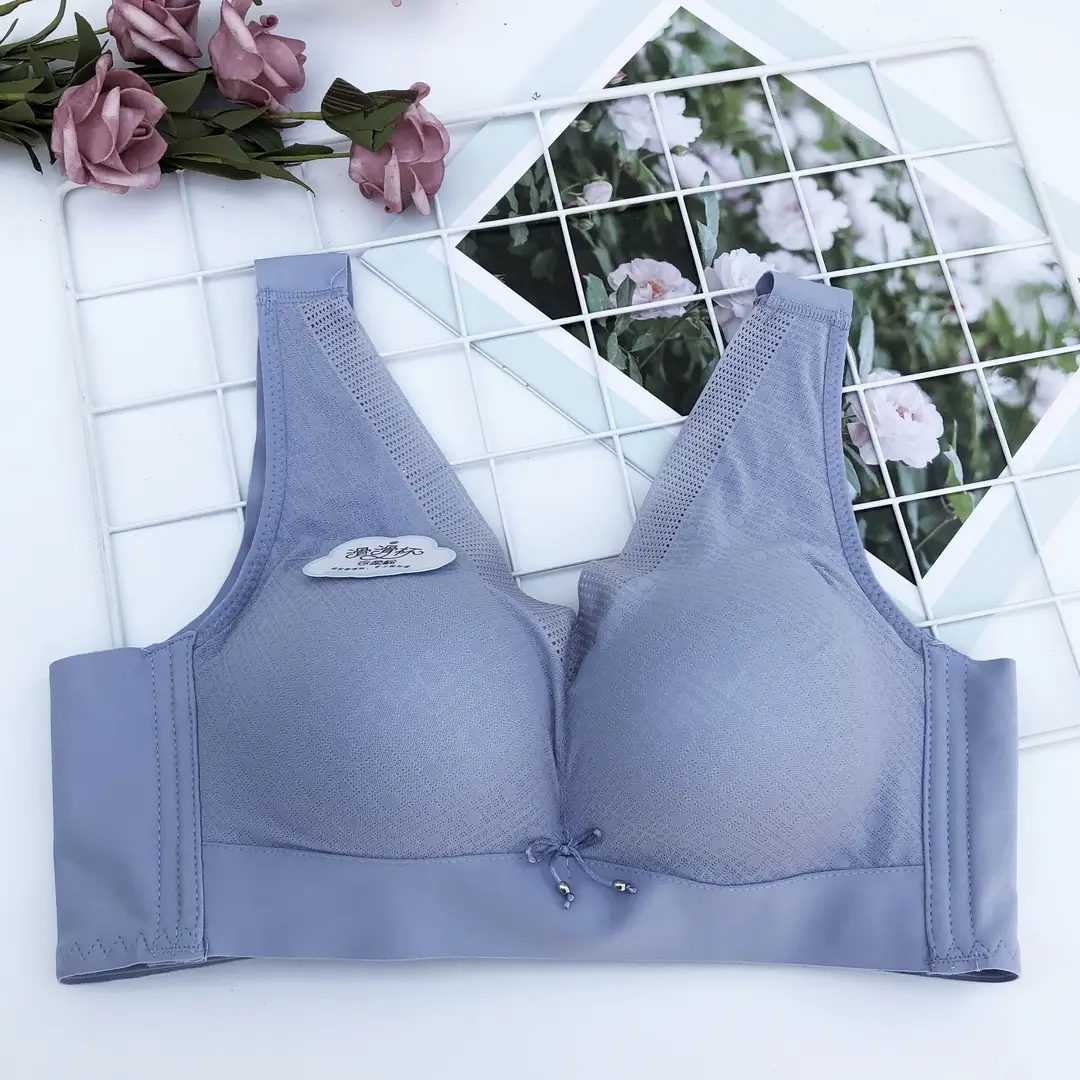 Hanerli 9803 wireless underwear Q elastic skin-friendly cloud-sensitive cotton medium thick non-magnetic non-iron seamless bra