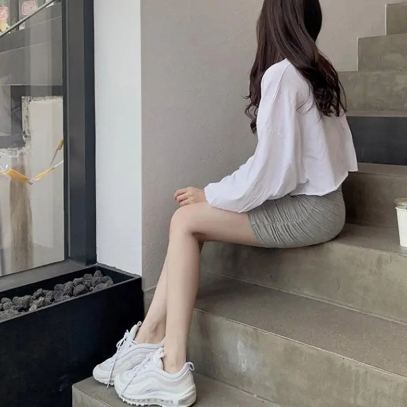 Light Gray High Waist Hip Skirt Women's New Style - Image 4