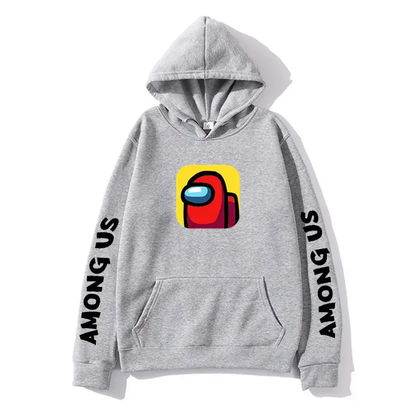 Men Among Us Printed Hoodie Yellow 2020 - Image 12