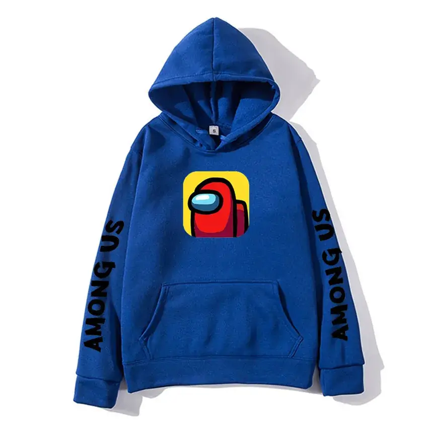Men Among Us Printed Hoodie Yellow 2020 - Image 13