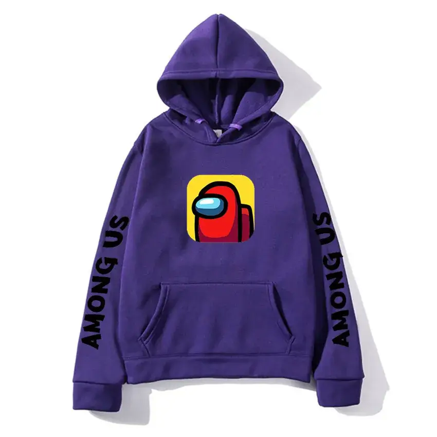 Men Among Us Printed Hoodie Yellow 2020 - Image 14