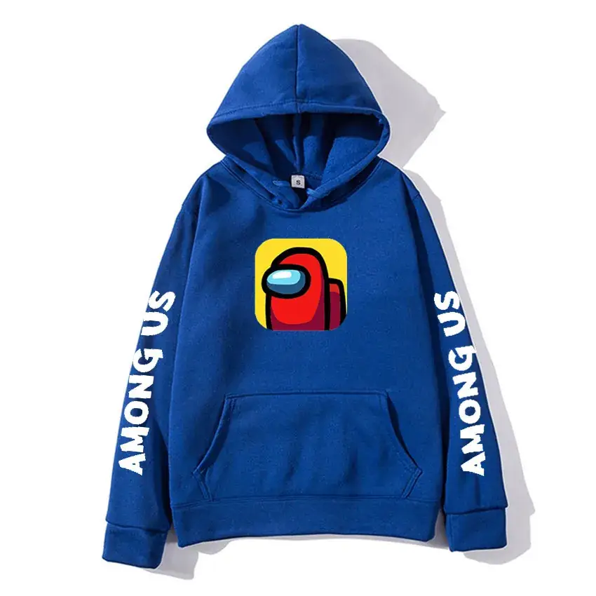 Men Among Us Printed Hoodie Yellow 2020 - Image 5