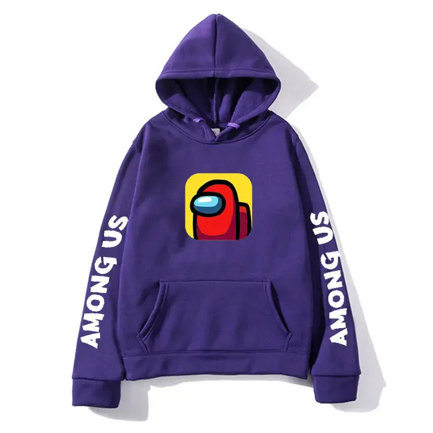 Men Among Us Printed Hoodie Yellow 2020 - Image 7