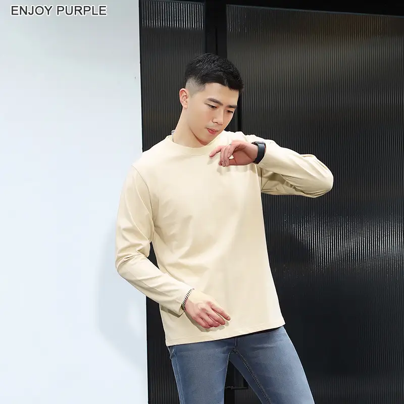 Men 905 Long Sleeve Pure Cotton T-Shirt 230g — feature 7