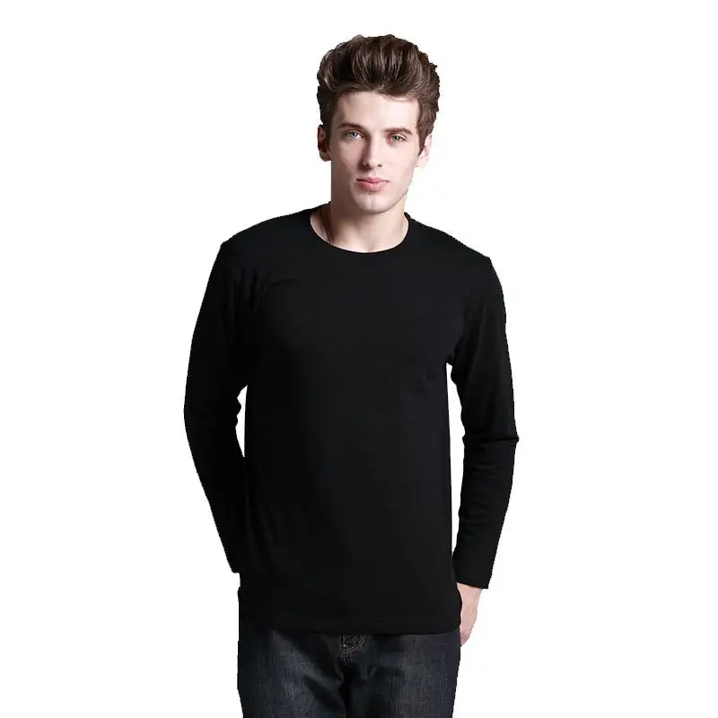 Men 905 Long Sleeve Pure Cotton T-Shirt 230g — feature 9