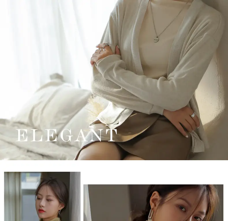 Women's Blue Collar Turtleneck Shirt for Women Autumn Winter Slim Fit — feature 19