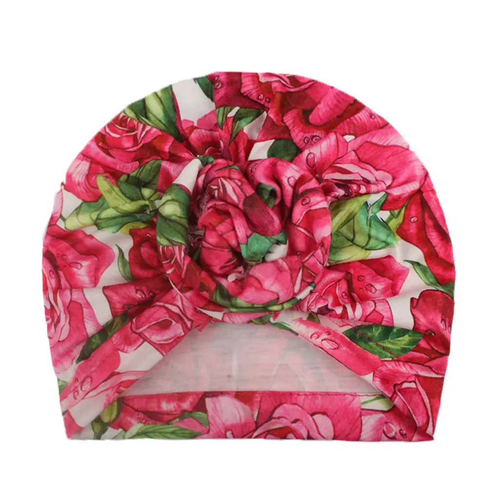 2022 Floral Baby Hat for Girls European American - Image 3
