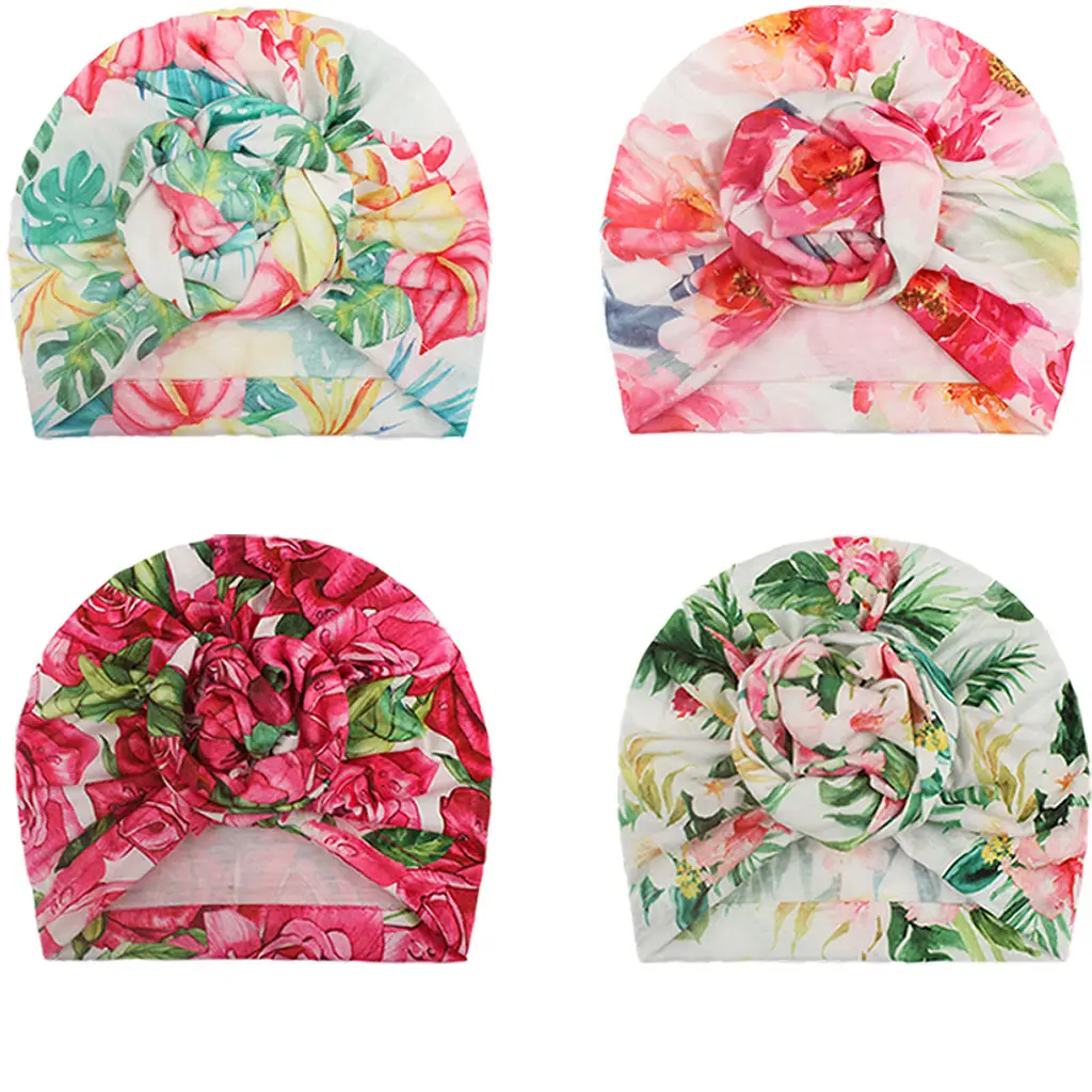 2022 Floral Baby Hat for Girls European American - Image 4