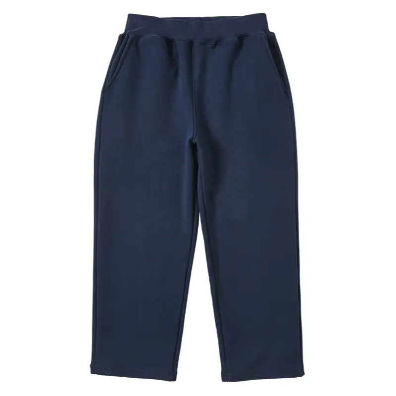 Fat Kids Fleece Pants Grey Plus Size School Uniform