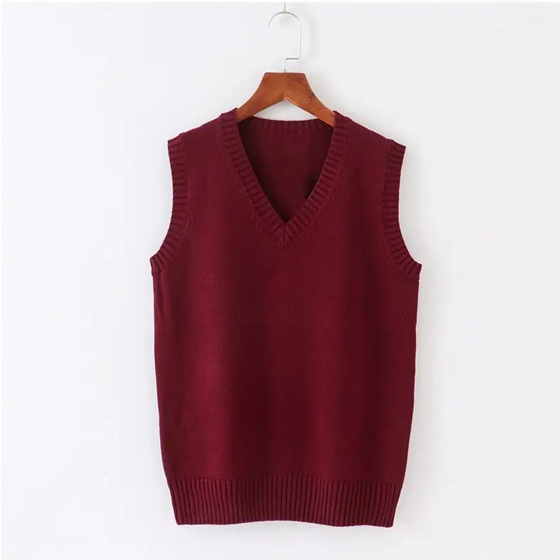Women V Neck Jk Vest Yellow Sleeveless - Image 11