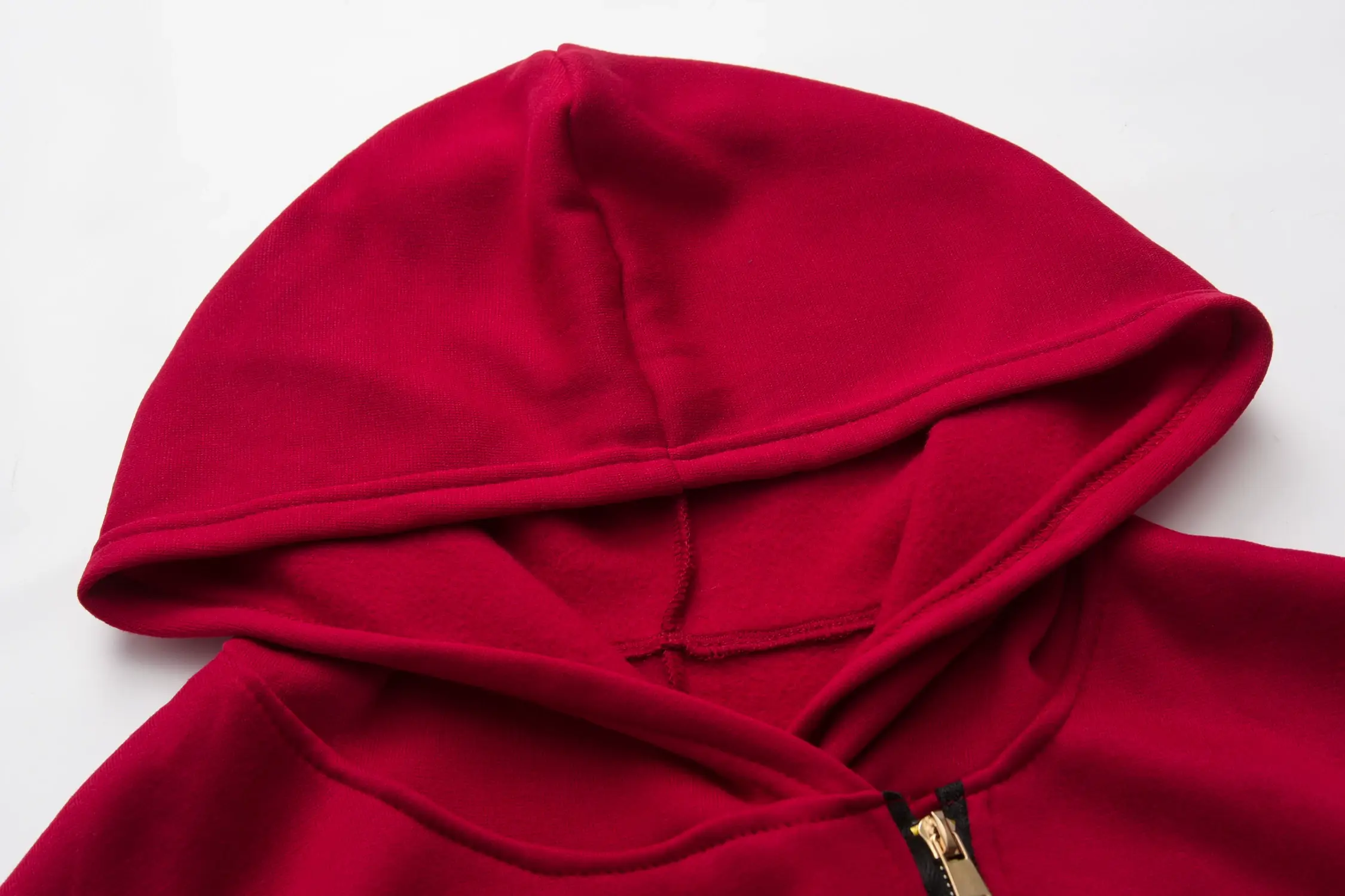 Women Grey Side Zipper Hooded Jacket — feature 13