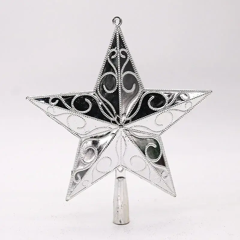 Red 3D Star Pendant Christmas Decoration 20cm - Image 3