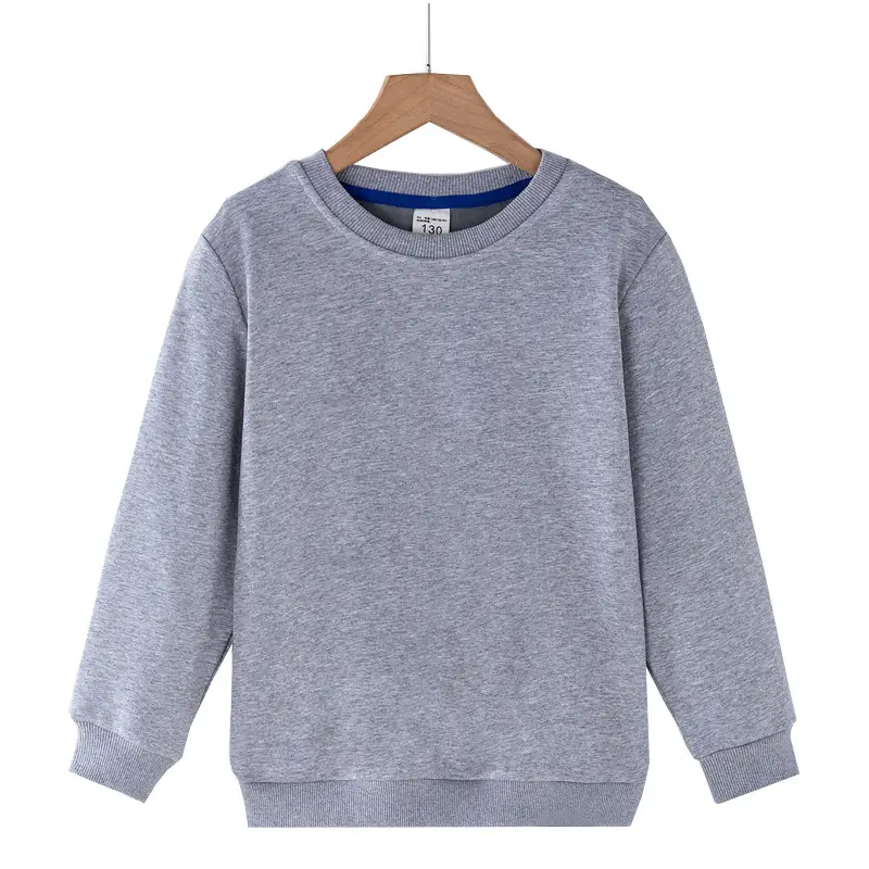 Boys Girls Fleece Lined Sweater Yellow Medium Big - Image 7