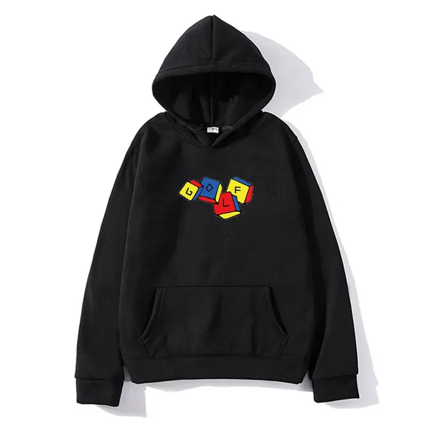 Red Hoodie with "GOLF" Print for Men - Image 13