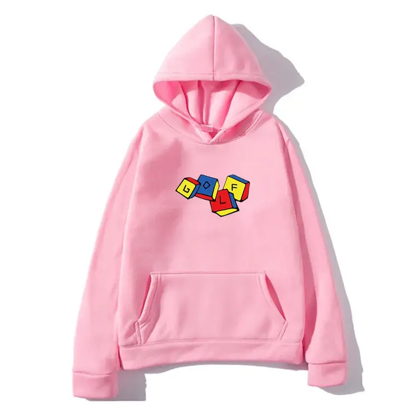 Red Hoodie with "GOLF" Print for Men - Image 11