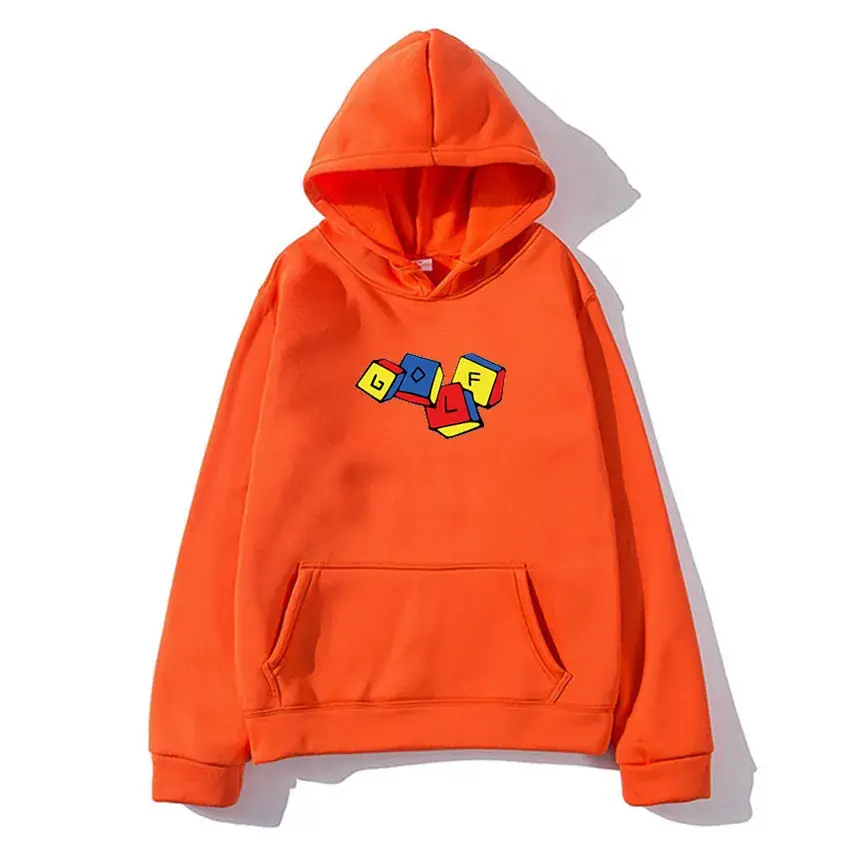 Red Hoodie with "GOLF" Print for Men - Image 12
