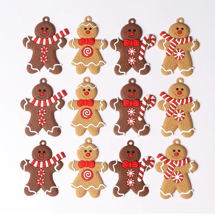 Gingerbread Man Christmas Tree Pendant 12cm High - Image 13