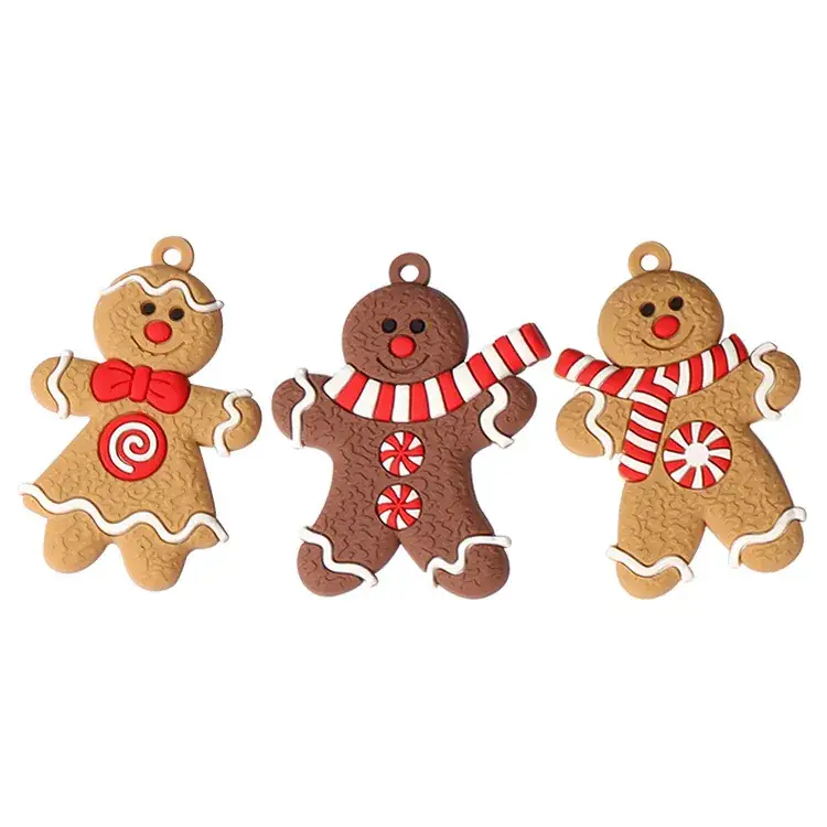Gingerbread Man Christmas Tree Pendant 12cm High - Image 16