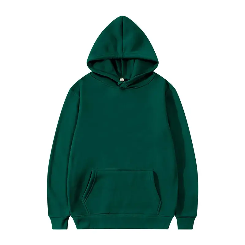 Men Fleece Lined Hoodie Sweatpants Maroon 220g - Image 14