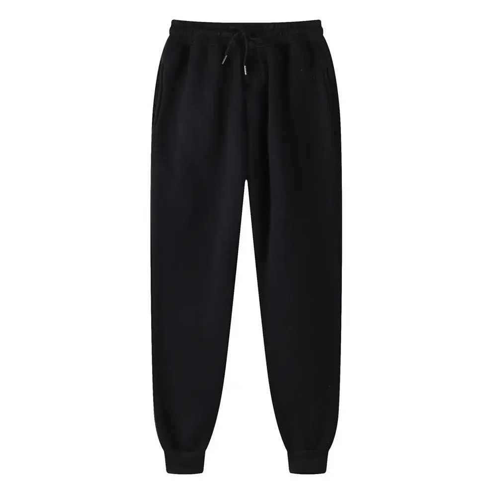 Men Fleece Lined Hoodie Sweatpants Maroon 220g - Image 17