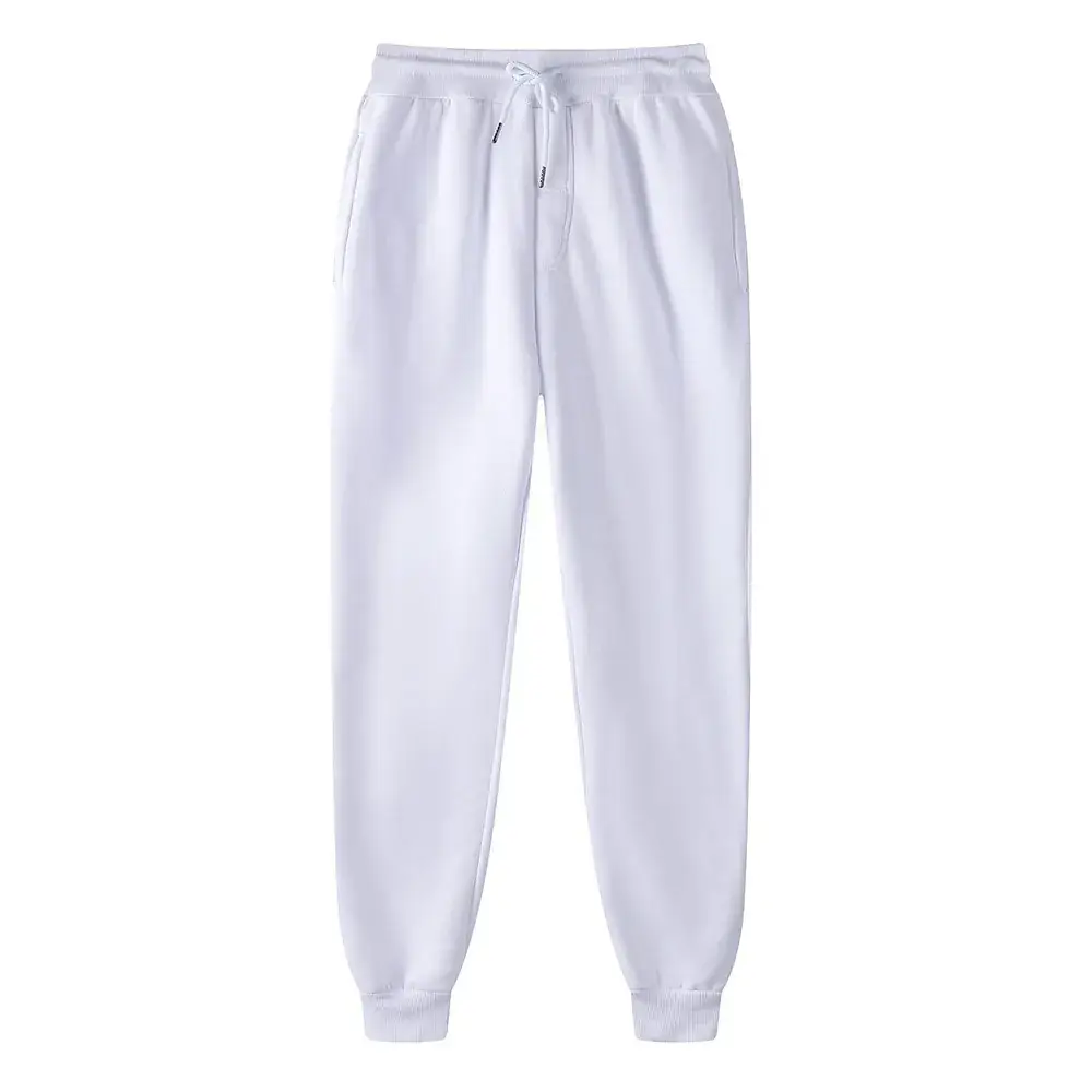 Men Fleece Lined Hoodie Sweatpants Maroon 220g - Image 18