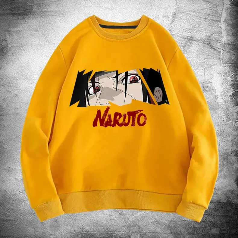 Naruto Graphic Sweatshirt White Men Women Spring Autumn - Image 11