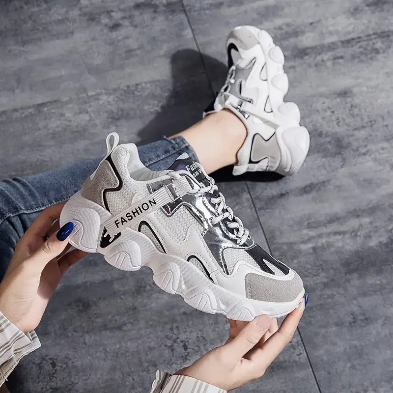 Women's White Casual Sneakers Spring Autumn 2025 - Image 7