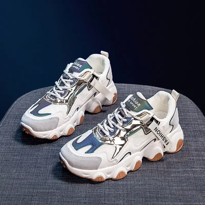 Women's White Casual Sneakers Spring Autumn 2025 - Image 3
