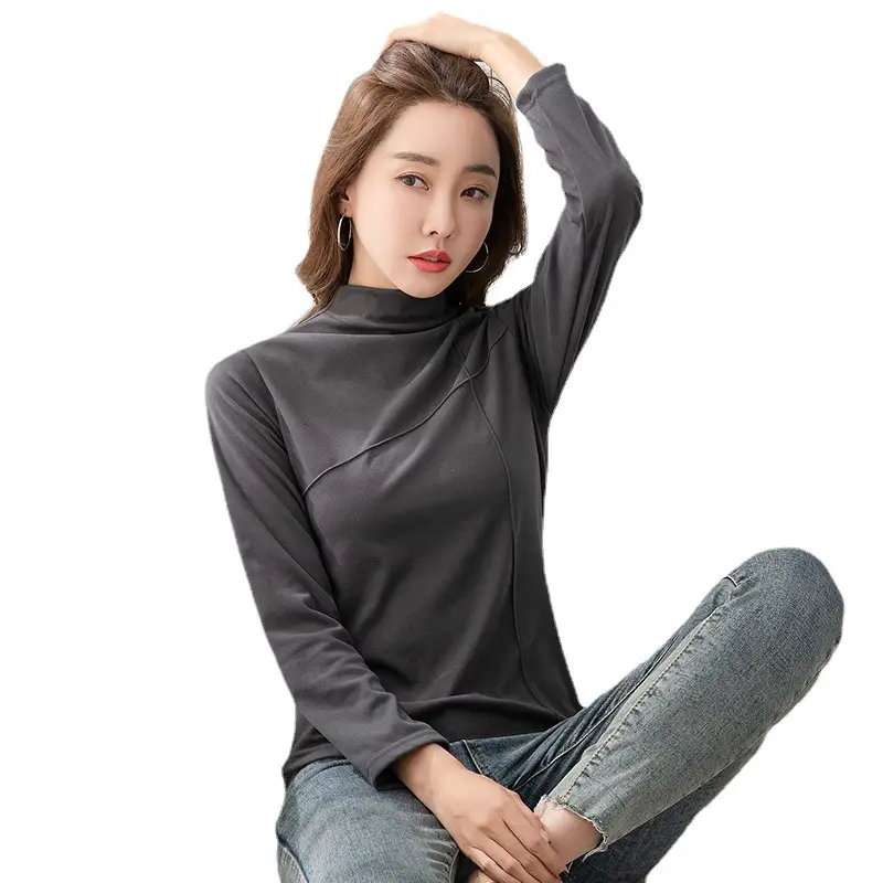 Women's 2024 Velvet High Collar Sweater Coat Green - Image 10