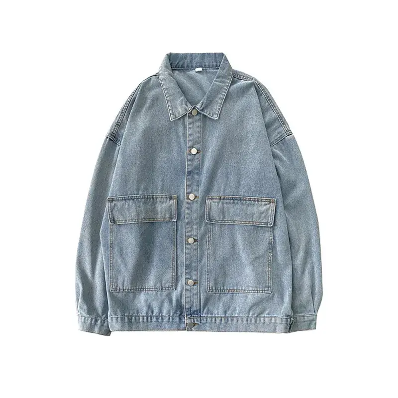 Men's 2020 Denim Jacket Korean Style Casual Outerwear - Image 6