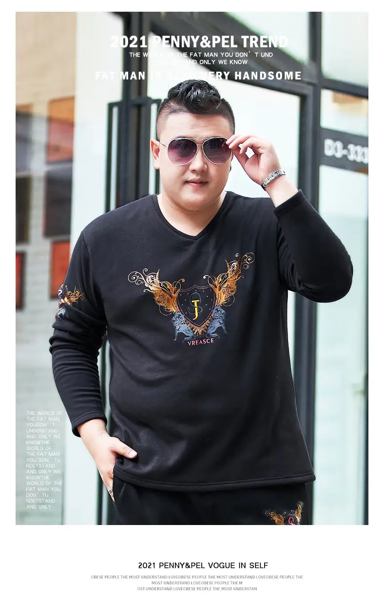 Men Black Graphic Long Sleeve T-Shirt Extra Large — feature 7