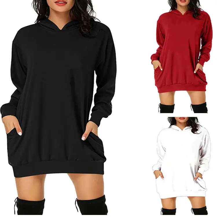2020 Winter Black Hoodie with Hip Pocket & Sweatpants - Image 3