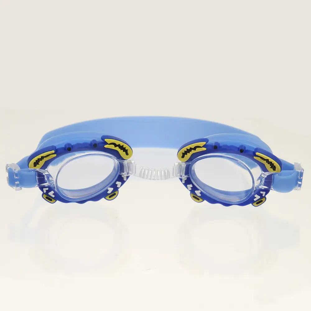 Factory direct selling hot children swimming goggles HD waterproof unicorn crab cartoon swimming goggles cute swimming glasses — feature 19