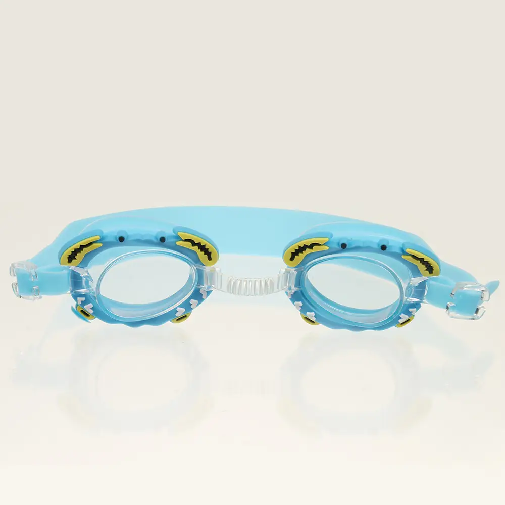Factory direct selling hot children swimming goggles HD waterproof unicorn crab cartoon swimming goggles cute swimming glasses — feature 21