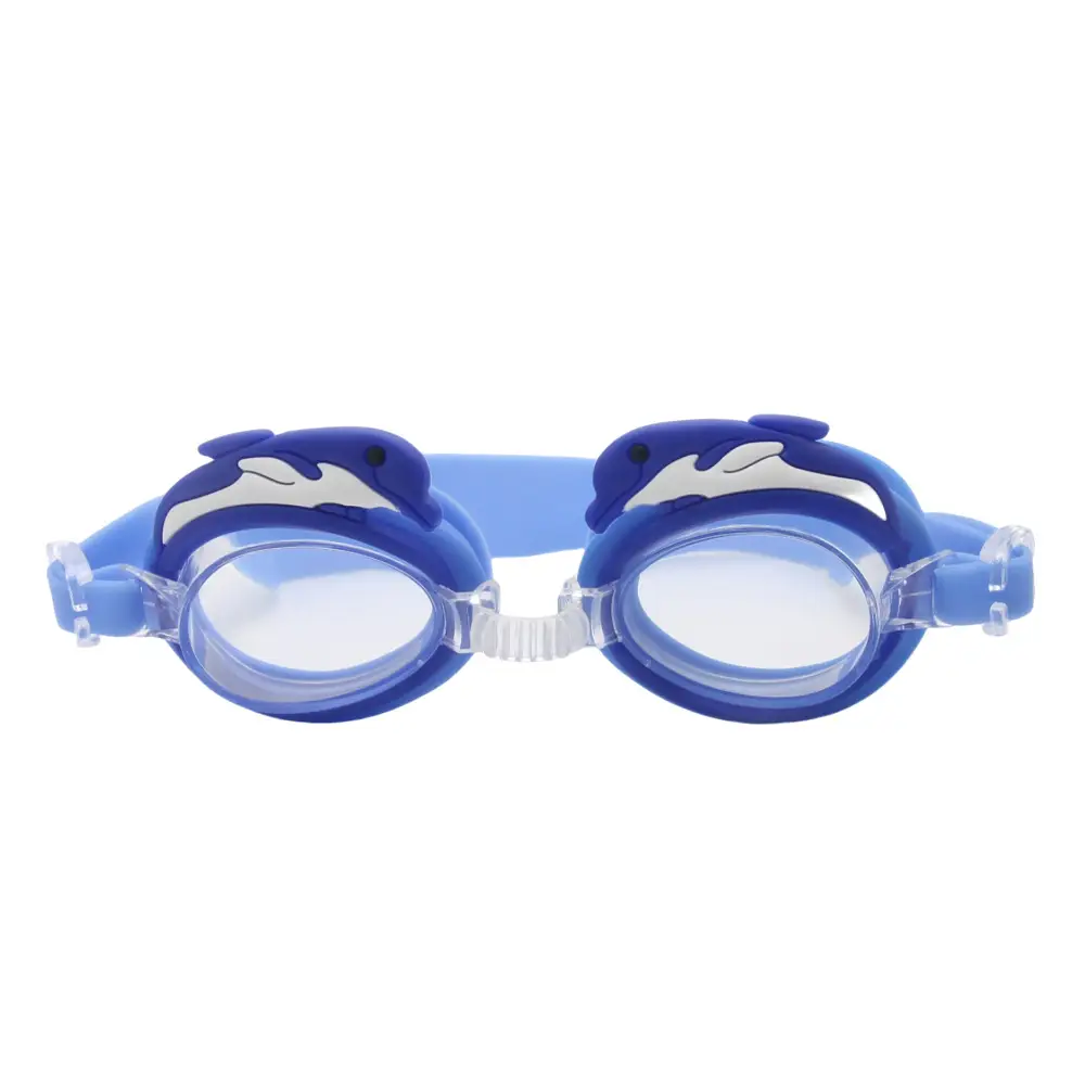 Factory direct selling hot children swimming goggles HD waterproof unicorn crab cartoon swimming goggles cute swimming glasses — feature 9