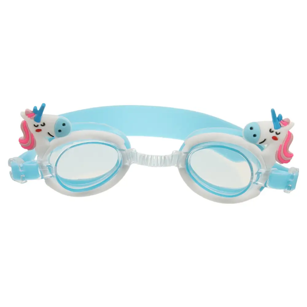 Factory direct selling hot children swimming goggles HD waterproof unicorn crab cartoon swimming goggles cute swimming glasses