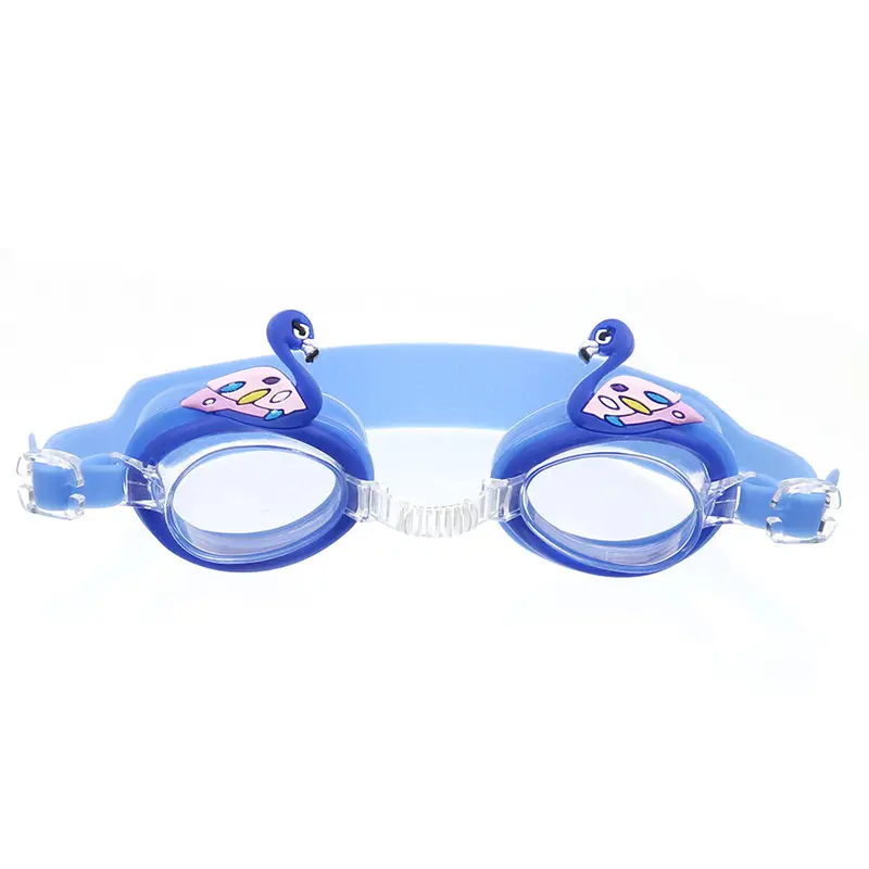 Factory direct selling hot children swimming goggles HD waterproof unicorn crab cartoon swimming goggles cute swimming glasses